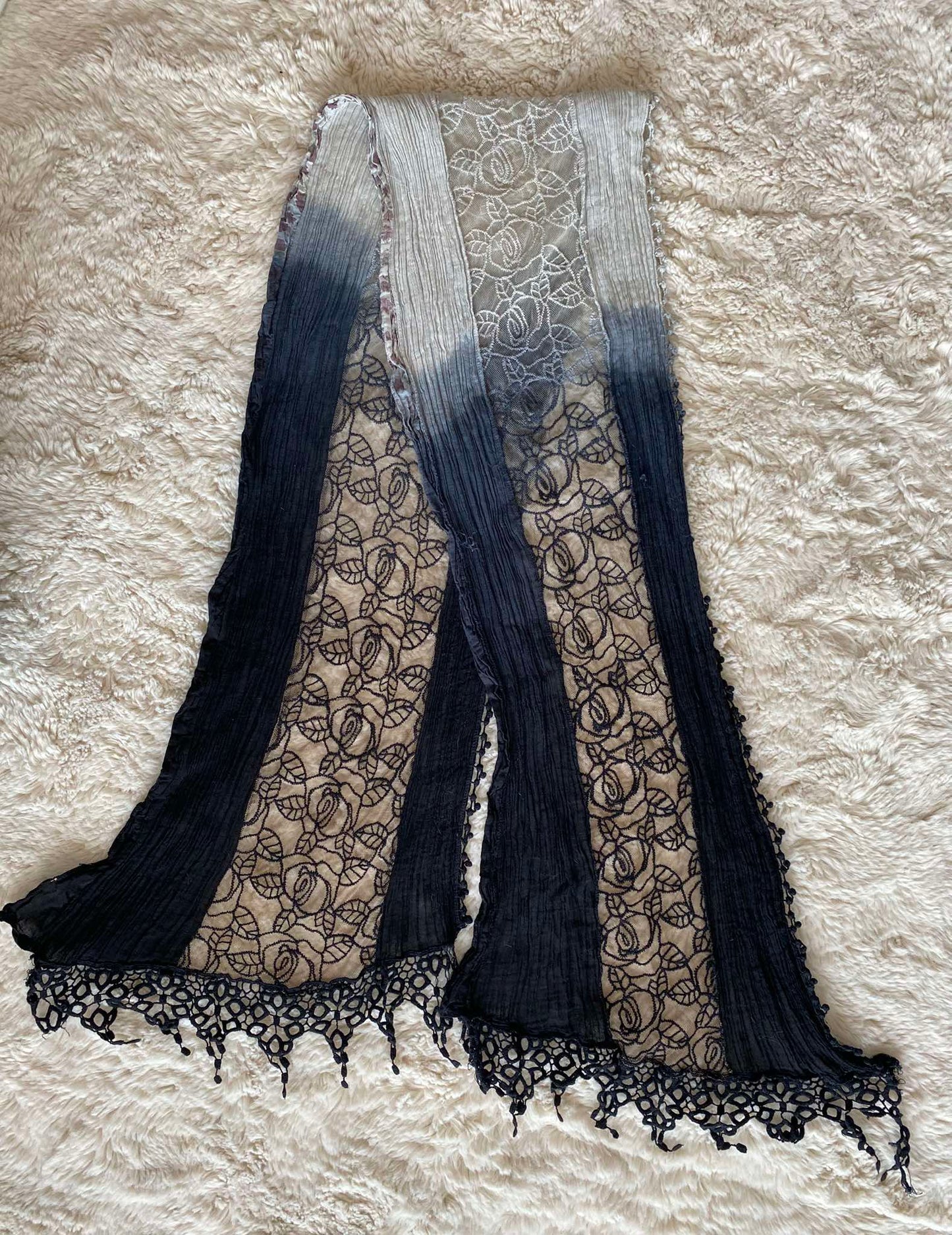 Ombre Desenli Şal